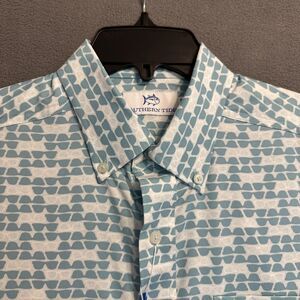 NWT Southern Tide Brrr Stay Shady Sport Shirt Mens Small Sunglasses‎ Print $128